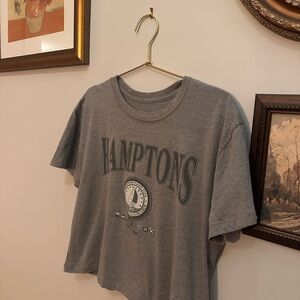 hamptons crop tee